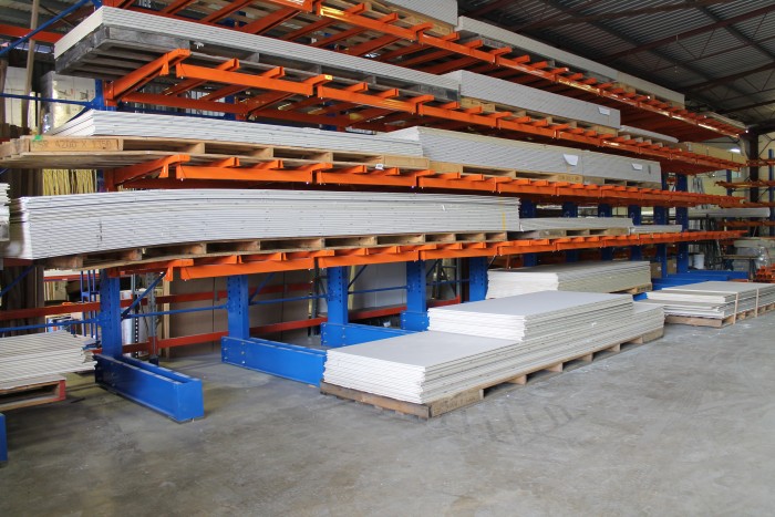 What is the best storage system for storing gyprock, plasterboard etc?