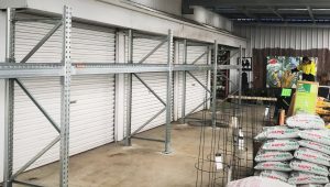 Outdoor Galvanised Racking System in Hardware Store