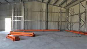 Selective pallet racking installed in a shed NSW